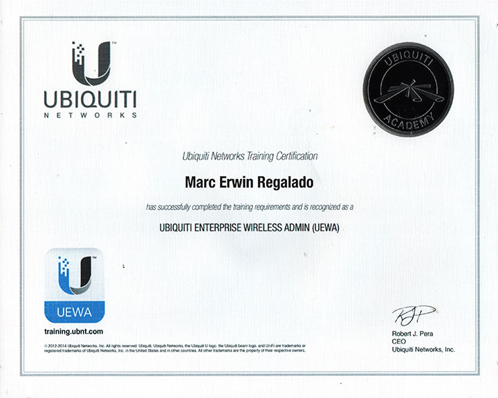 CFOT Certificate